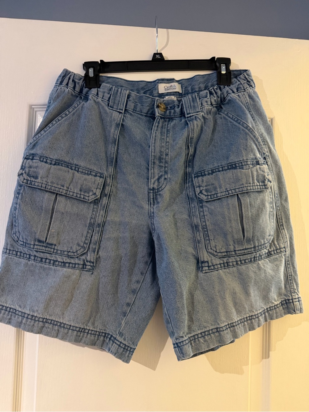 Men’s Croft & Barrow Cargo Shorts in Light Blue